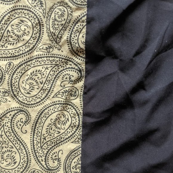 Pale Yellow and Black Authentic Indian Dress Size XXL Fits XL - Picture 6 of 6